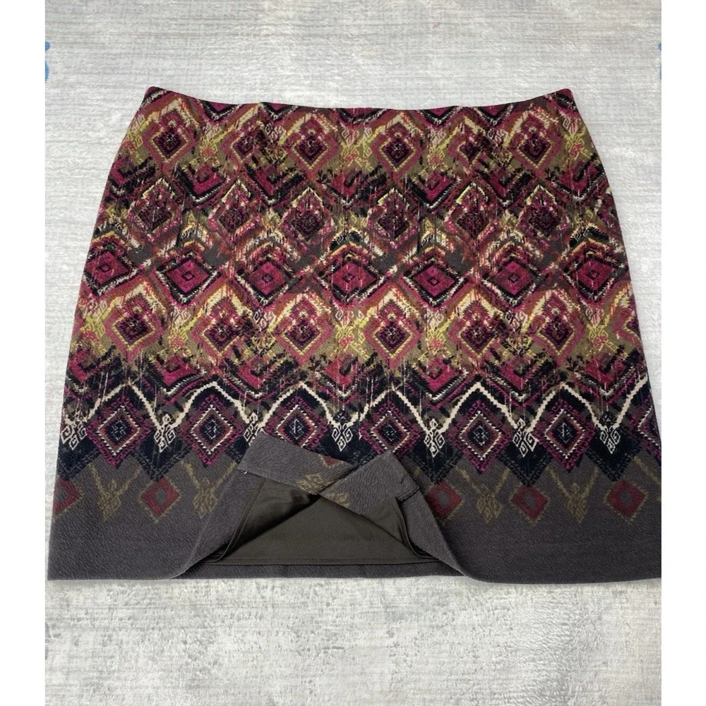 J Jill Skirt Womens Size XL PETITE Stretch Office Church Career Pencil Mini
